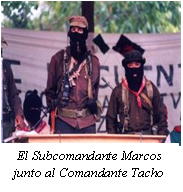 Subcomandante Marcos y Comandante Tacho